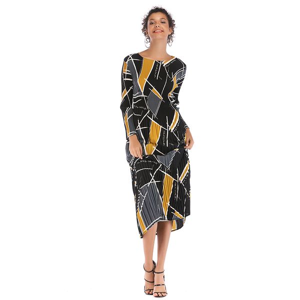 spring summer crew neck long sleeves a-line geometric porcelain flowers rhombus polka dots floral print chiffon midi pleated accordion dress, Black;gray
spring summer crew neck long sleeves a-line geometric porcelain flowers rhombus polka dots floral print chiffon midi pleated accordion dress, Black;gray