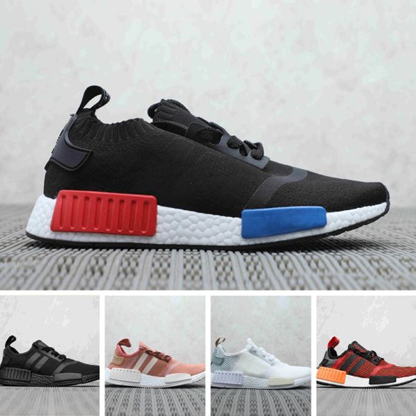 

2020 nmd human race hu pharrell williams men women running shoes nerd black blank canvas homecoming solar pack mens trainer sports sneaker