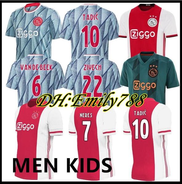 men + kids 20 21 away ajax soccer jersey promes álvarez ajax amsterdam camiseta de fútbol neres 2020 2021 van de beek tadic ziyech maillot, Black;yellow
men + kids 20 21 away ajax soccer jersey promes álvarez ajax amsterdam camiseta de fútbol neres 2020 2021 van de beek tadic ziyech maillot, Black;yellow