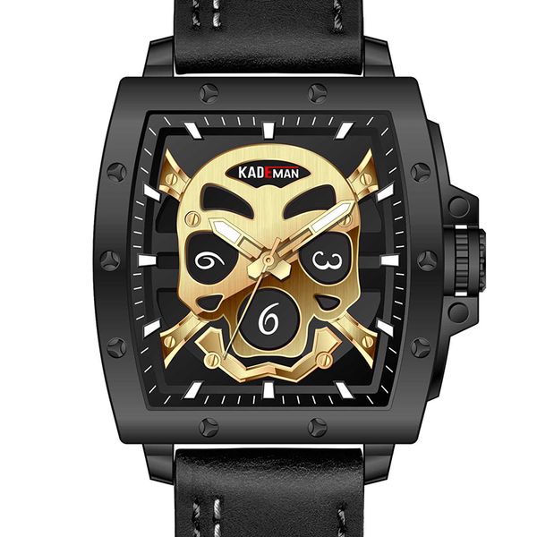skull watch men unique style skeleton mens watches 316l stainless steel dial watch clock gift for men relogio, Slivery;brown
skull watch men unique style skeleton mens watches 316l stainless steel dial watch clock gift for men relogio, Slivery;brown