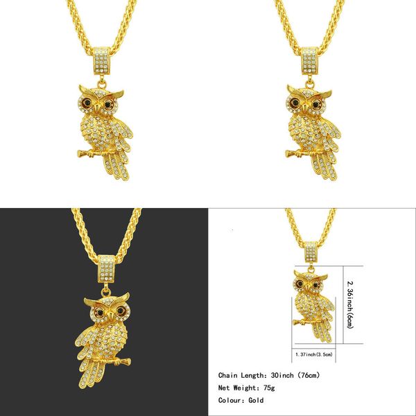 hip-hop necklace alloy diamond three-dimensional owl hip hop pendant necklace chains jewelry pendant necklaces rosary necklaces, Silver
hip-hop necklace alloy diamond three-dimensional owl hip hop pendant necklace chains jewelry pendant necklaces rosary necklaces, Silver