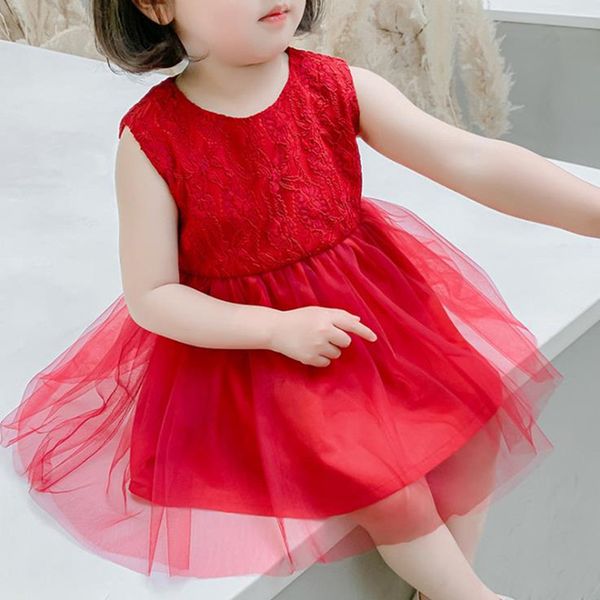 dfxd princess dress kids clothes girls summer sleeveless lace vest dress children party clothing girl 1-5t baby vestidoes, Red;yellow
dfxd princess dress kids clothes girls summer sleeveless lace vest dress children party clothing girl 1-5t baby vestidoes, Red;yellow