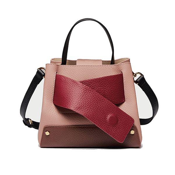 2020 winter new panelled bucket bag women's handbag natural cowhide leather ladies shoulder bag tote small
2020 winter new panelled bucket bag women's handbag natural cowhide leather ladies shoulder bag tote small