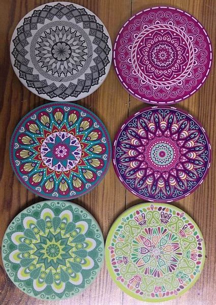 6pcs size 4 " mandala ceramic potholder and ceramic coaster easy to clean dhl dhl ing
6pcs size 4 " mandala ceramic potholder and ceramic coaster easy to clean dhl dhl ing