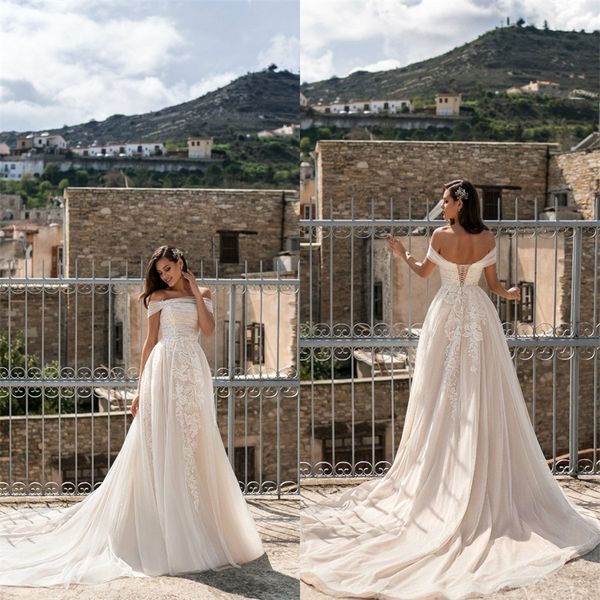 ari villoso a line wedding dresses bateau sleeveless appliqued lace elegant boho bridal dress sweep train beach custom made robes de mariée, White
ari villoso a line wedding dresses bateau sleeveless appliqued lace elegant boho bridal dress sweep train beach custom made robes de mariée, White
