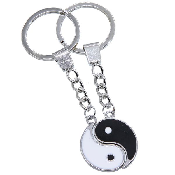 exquisite pairing china yin yang couple keychain creative car keychain men and women key ring enamel black white couple charm, Slivery;golden
exquisite pairing china yin yang couple keychain creative car keychain men and women key ring enamel black white couple charm, Slivery;golden