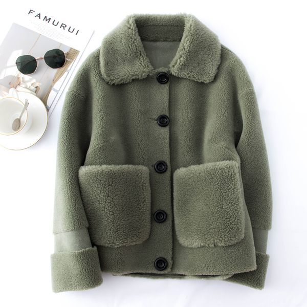 beliarst 2019 winter new cashmere coat ladies lapel velvet short fur one lamb fur grass coat cardigan large size, Black
beliarst 2019 winter new cashmere coat ladies lapel velvet short fur one lamb fur grass coat cardigan large size, Black
