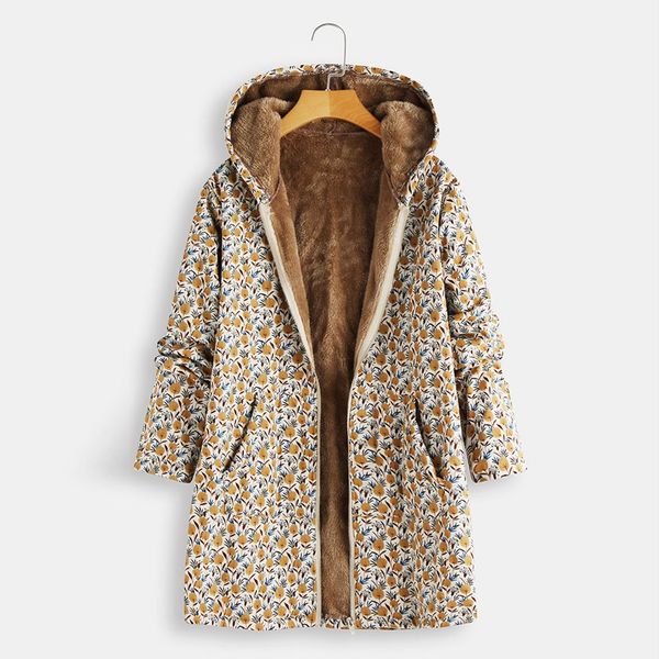 women long parkas coats plus size 5xl winter warm vintage floral print thick fleece jacket asymmetrical hooded outwearcoat, Black
women long parkas coats plus size 5xl winter warm vintage floral print thick fleece jacket asymmetrical hooded outwearcoat, Black