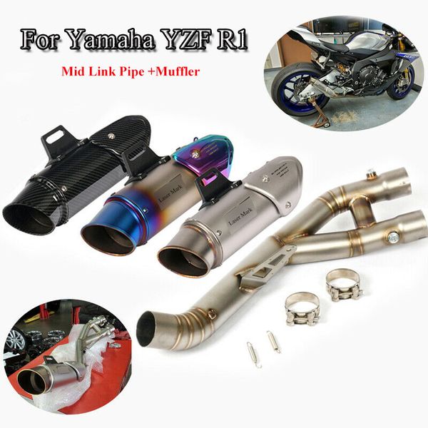 slip on yzf r1 motorcycle exhaust system modified muffler tail piep middle connect tube for r1 2015 2016 2017 2018-2020
slip on yzf r1 motorcycle exhaust system modified muffler tail piep middle connect tube for r1 2015 2016 2017 2018-2020