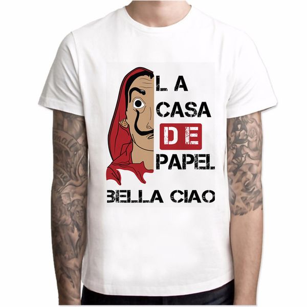 men summer t shirt print la casa de papel t shirt money heist tees tv series tshirts men short sleeve house of paper t-shirt, White;black
men summer t shirt print la casa de papel t shirt money heist tees tv series tshirts men short sleeve house of paper t-shirt, White;black