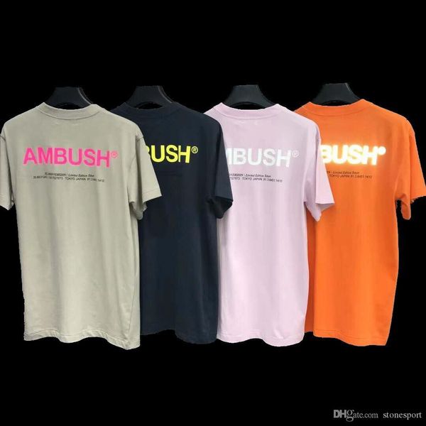 19ss ambush 3m reflective letters logo men and women round neck cotton t-shirt short sleeve s-xxl
19ss ambush 3m reflective letters logo men and women round neck cotton t-shirt short sleeve s-xxl