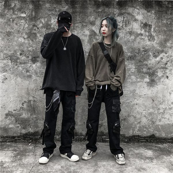 trendy casual pants men's fashion men's and women's loose pants trendy trousers, Black
trendy casual pants men's fashion men's and women's loose pants trendy trousers, Black