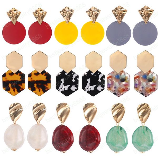 11 styles 2020 new fashion acrylic earrings for women golden korean earring boho jewelry accessories mujer, Silver
11 styles 2020 new fashion acrylic earrings for women golden korean earring boho jewelry accessories mujer, Silver