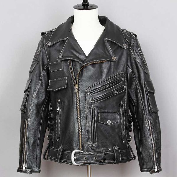 genuine 2020 men fashion slim fit profession motorcycle biker jacket turn down collar cowskin real leather coat, Black
genuine 2020 men fashion slim fit profession motorcycle biker jacket turn down collar cowskin real leather coat, Black