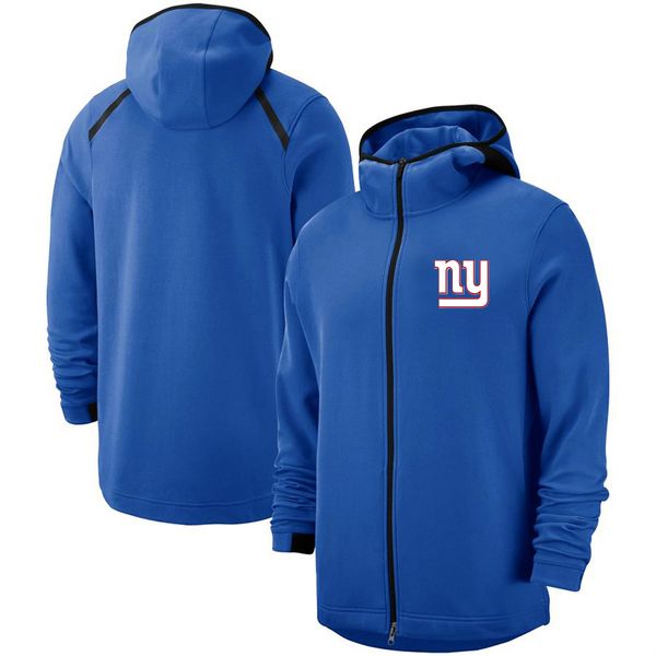 

2019 new york men style giant show time therma flex performance full-zip hoodie-bule, Blue;black