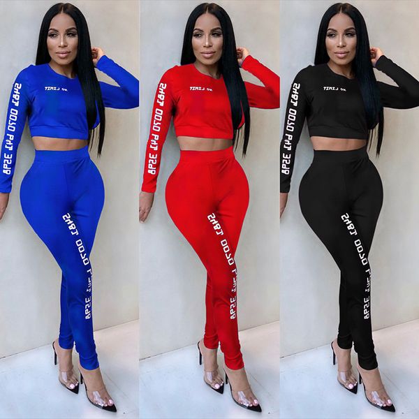 two piece set crop long sleeve tracksuit women letter print workout track suit sportswear sportsuit high waist pants fitness, White
two piece set crop long sleeve tracksuit women letter print workout track suit sportswear sportsuit high waist pants fitness, White