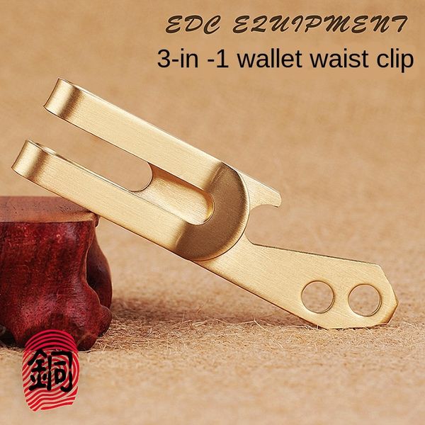 three-in-one brass bottle opener ticket holder wallet metal wallet banknote clip outdoor waist clip with bottle opener edc gadgets, Slivery;black
three-in-one brass bottle opener ticket holder wallet metal wallet banknote clip outdoor waist clip with bottle opener edc gadgets, Slivery;black