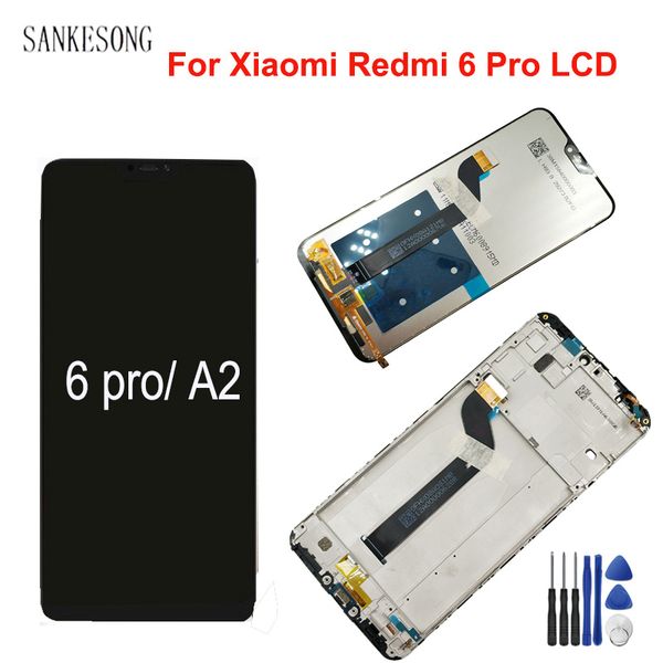 5.84" for xiaomi redmi 6 pro lcd display touch screen digitizer assembly with frame for xiaomi mi a2 lite lcd 2280*1080
5.84" for xiaomi redmi 6 pro lcd display touch screen digitizer assembly with frame for xiaomi mi a2 lite lcd 2280*1080