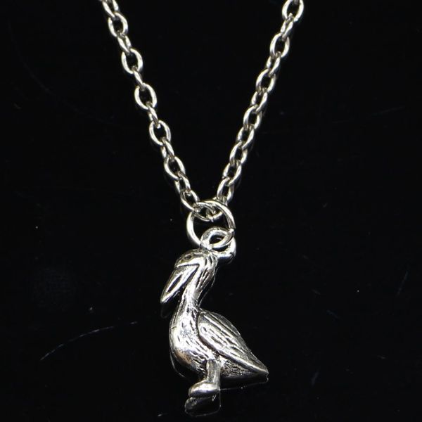 20pcs new fashion necklace 18x9mm pelican sea bird silver pendants short long women men colar gift jewelry choker
20pcs new fashion necklace 18x9mm pelican sea bird silver pendants short long women men colar gift jewelry choker