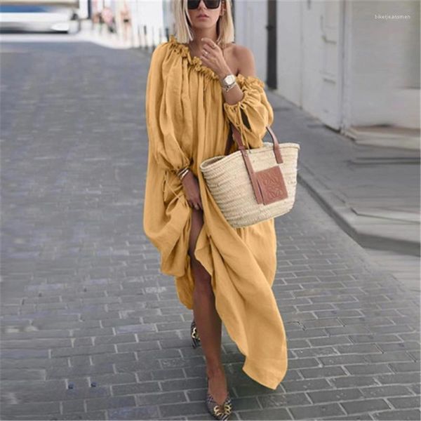 fashion slash neck solid color womens long dresses casual designer females clothing apparel womens dresses graceful, Black;gray
fashion slash neck solid color womens long dresses casual designer females clothing apparel womens dresses graceful, Black;gray