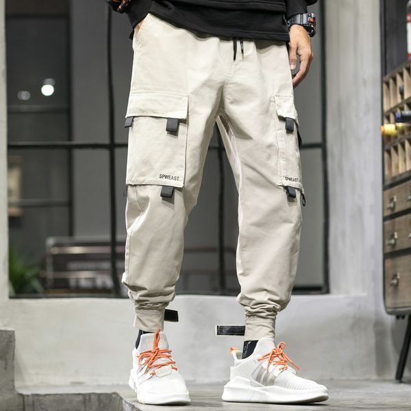 new large size loose overalls men's beam legs pants cotton ankle-length trousers 2020 spring autumn mens cargo pants, Black
new large size loose overalls men's beam legs pants cotton ankle-length trousers 2020 spring autumn mens cargo pants, Black