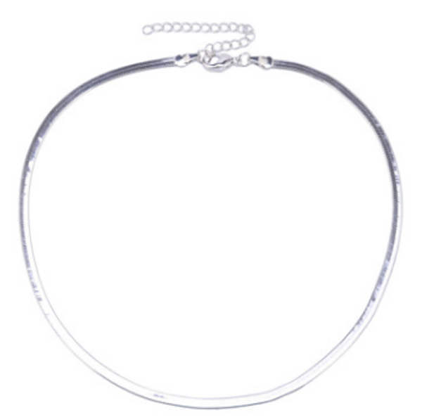 new arrival width 3mm women flat gold color necklace vintage chain necklace for women jewelry, Silver
new arrival width 3mm women flat gold color necklace vintage chain necklace for women jewelry, Silver
