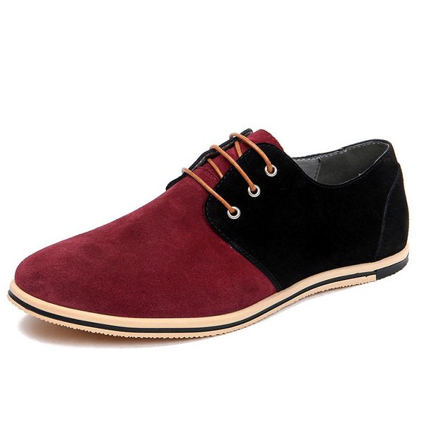 men casual shoes comfortable fashion men shoes business dress loafers formal lace up patchwork shoes large size 38-50, Black
men casual shoes comfortable fashion men shoes business dress loafers formal lace up patchwork shoes large size 38-50, Black