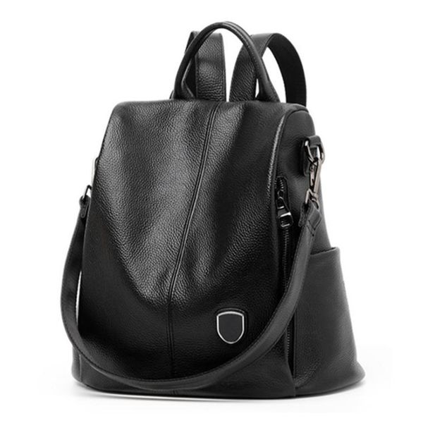 sell genuine leather women's black backpack multifunctional diaper bag large capacity lady girls travel shoulder backpacks
sell genuine leather women's black backpack multifunctional diaper bag large capacity lady girls travel shoulder backpacks