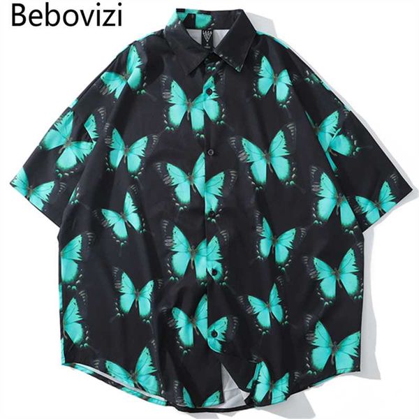 bebovizi full butterfly print short sleeve hawaiian shirt summer men casual floral hip hop streetwear oversized black shirt, White;black
bebovizi full butterfly print short sleeve hawaiian shirt summer men casual floral hip hop streetwear oversized black shirt, White;black