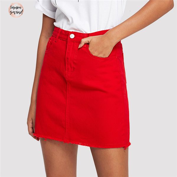 frayed casual pockets denim skirt spring red ripped mid waist girly mini skirt summer a line basic women skirt, Black
frayed casual pockets denim skirt spring red ripped mid waist girly mini skirt summer a line basic women skirt, Black