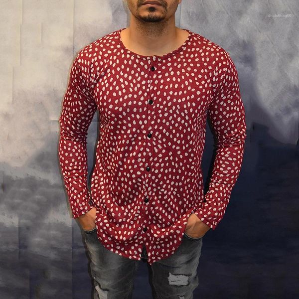 long sleeve mens tees mens clothing polka dot mens designer tshirts cardigan, White;black
long sleeve mens tees mens clothing polka dot mens designer tshirts cardigan, White;black