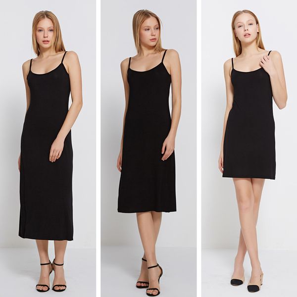 women's sleepwear lzjn 40s modal long slip dress black white underdress solid petticoat bodycon camisole women intimates spaghetti vest, Black;red
women's sleepwear lzjn 40s modal long slip dress black white underdress solid petticoat bodycon camisole women intimates spaghetti vest, Black;red