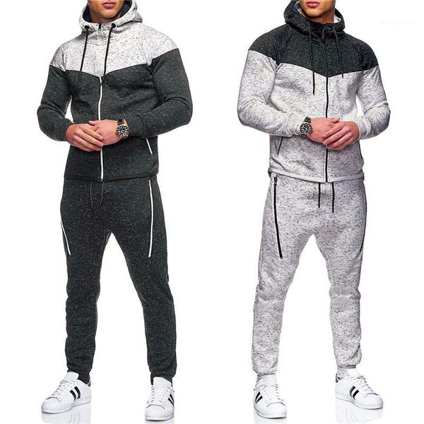 zippers panelled hooded long pants mens 2pcs sets casual males clothing panelled mens designer tracksuits fashion mulit, Gray
zippers panelled hooded long pants mens 2pcs sets casual males clothing panelled mens designer tracksuits fashion mulit, Gray