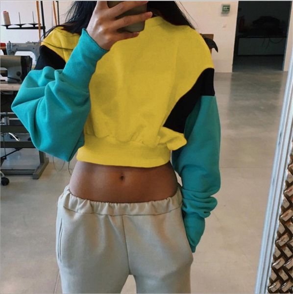fashion short hoodies sweatshirt 2018 fashion street hip hop wear women hoodies autumn patchwork long sleeve pullover patchwork female, Black
fashion short hoodies sweatshirt 2018 fashion street hip hop wear women hoodies autumn patchwork long sleeve pullover patchwork female, Black