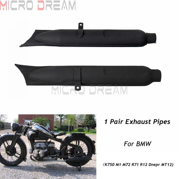 1 pair motorcycle black rear fishtail type muffler slip-on exhaust pipes silencers for ks750 k750 m1 m72 r71 r12 dnepr mt12
1 pair motorcycle black rear fishtail type muffler slip-on exhaust pipes silencers for ks750 k750 m1 m72 r71 r12 dnepr mt12