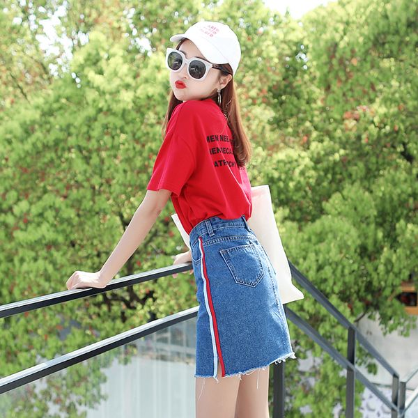 new 2019 denim skirt women casual high waist denim skirts summer slim short jean skirt for girls, Black
new 2019 denim skirt women casual high waist denim skirts summer slim short jean skirt for girls, Black