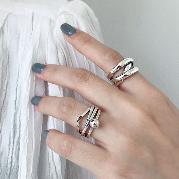 silvology multi-layer weave rings for women 925 sterling silver irregular round ball rings korea 925 female jewelry, Golden;silver
silvology multi-layer weave rings for women 925 sterling silver irregular round ball rings korea 925 female jewelry, Golden;silver