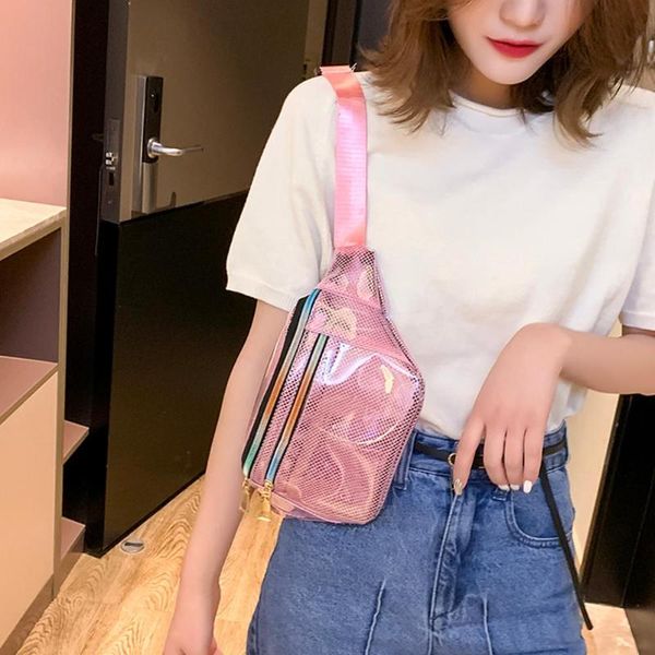 mesh splicing chest bag double-decker zipper pvc transparent waist pack ladies shoulder bag for vacation and travel
mesh splicing chest bag double-decker zipper pvc transparent waist pack ladies shoulder bag for vacation and travel