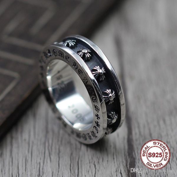 s925 pure silver men's ring individuality restoring ancient ways punk style groove cross thickening popular classic ring gift
s925 pure silver men's ring individuality restoring ancient ways punk style groove cross thickening popular classic ring gift