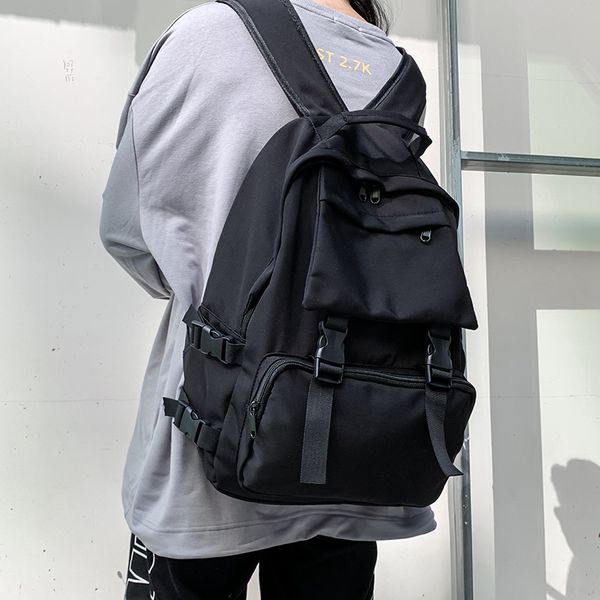 harajuku стиль solid черного цвета рюкзак женщина мужчины ткань оксфорд мульти карманных путешествия рюкзаки большой емкость подростковая шк
harajuku стиль solid черного цвета рюкзак женщина мужчины ткань оксфорд мульти карманных путешествия рюкзаки большой емкость подростковая шк