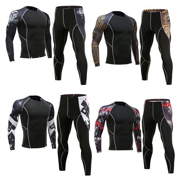 men's gym sports set fitness training quick-drying compression clothing rashgard kit camouflage tracksuit men jogging suits, Black;blue
men's gym sports set fitness training quick-drying compression clothing rashgard kit camouflage tracksuit men jogging suits, Black;blue