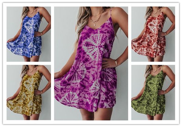 2020 женщины tie-dye printed платья без рукавов круглым вырезом до колен размер пляж платье модные дамы плюс скольжение платье одежда s-3xl, White
2020 женщины tie-dye printed платья без рукавов круглым вырезом до колен размер пляж платье модные дамы плюс скольжение платье одежда s-3xl, White