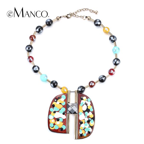 emanco painted resin pendant necklace women acrylic bead copper choker necklaces trendy geometric pendants collier femme y200323, Silver
emanco painted resin pendant necklace women acrylic bead copper choker necklaces trendy geometric pendants collier femme y200323, Silver
