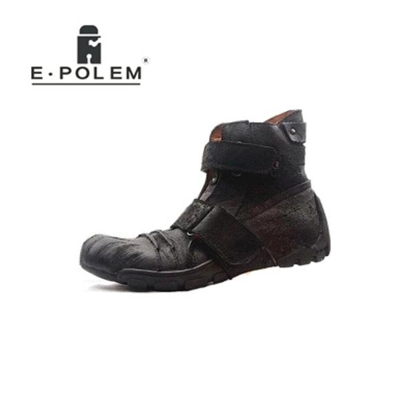 punk rock black men's boots spring autumn trendy ankle fashion leather metal decoration low heel
punk rock black men's boots spring autumn trendy ankle fashion leather metal decoration low heel