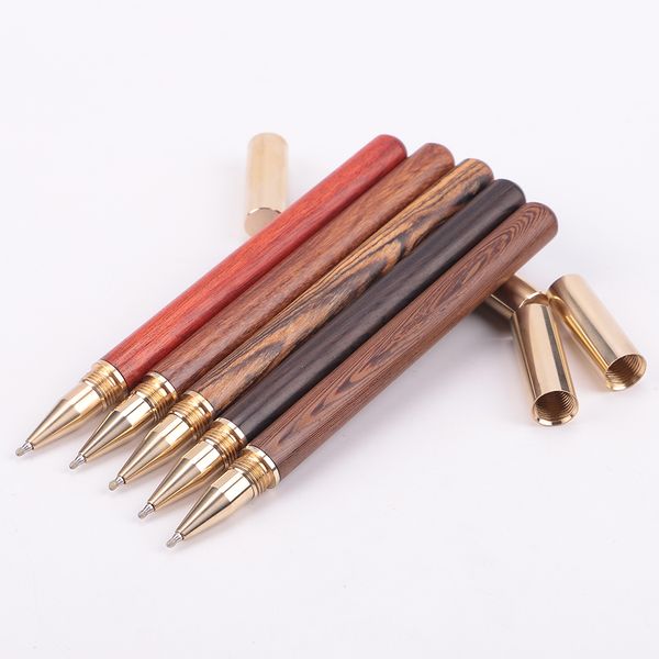 new wood with brass ballpoint pen metal 0.5mm ink ball roller pens office stationery school supplies canetas escolar 2026, Blue;orange
new wood with brass ballpoint pen metal 0.5mm ink ball roller pens office stationery school supplies canetas escolar 2026, Blue;orange