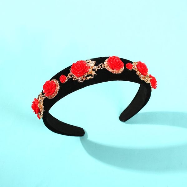 red flower headband hairbands for women girls hair jewelry vintage resin flower crown hair accessories headwear 2020 new f1812, Golden;white
red flower headband hairbands for women girls hair jewelry vintage resin flower crown hair accessories headwear 2020 new f1812, Golden;white