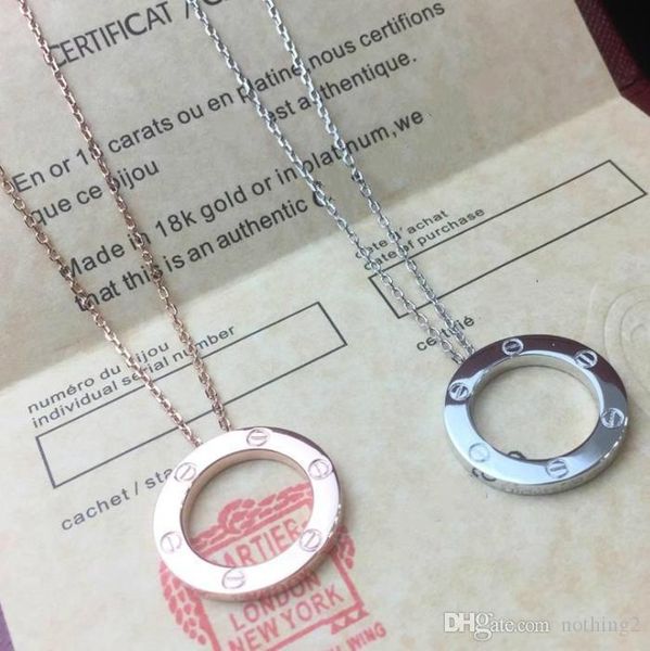 designer jewelry love ring necklace plated 18k gold screw necklace with rose gold platinum luxury woman love gift 2 colors
designer jewelry love ring necklace plated 18k gold screw necklace with rose gold platinum luxury woman love gift 2 colors