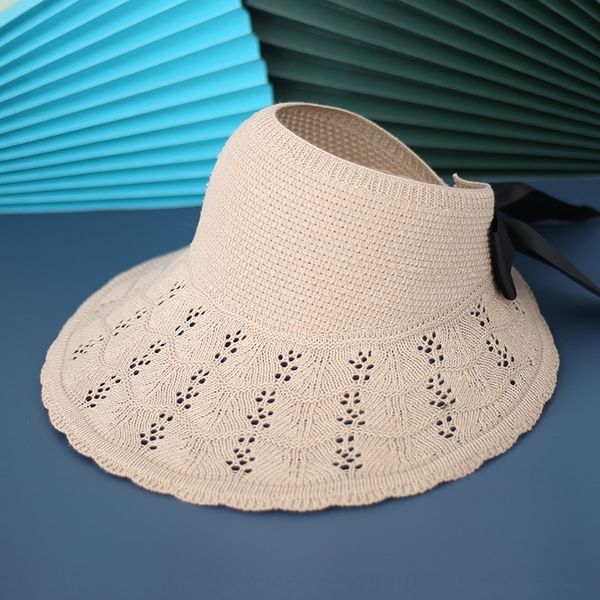 hollowed-out large eaves foldable knitted butterfly knitted sun hat children's bowknot empty sun hat tide, Blue;gray
hollowed-out large eaves foldable knitted butterfly knitted sun hat children's bowknot empty sun hat tide, Blue;gray