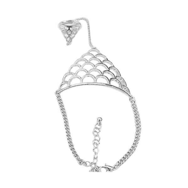 fish scale daily portable out wedding easy wear metal finger siamese charming retro women bracelet, Golden;silver
fish scale daily portable out wedding easy wear metal finger siamese charming retro women bracelet, Golden;silver