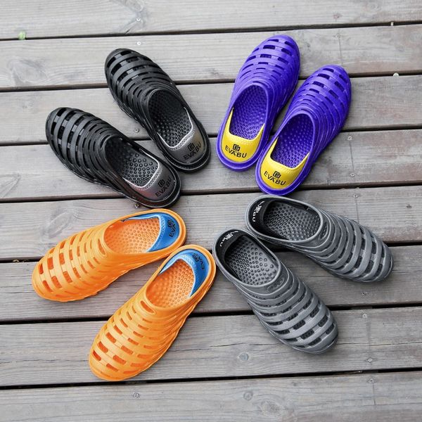 men summer shoes sandals 2019 beach flip flops mens slippers lighted sandalias elastic heel leisure hollow outdoor shoes #40, Blue;gray
men summer shoes sandals 2019 beach flip flops mens slippers lighted sandalias elastic heel leisure hollow outdoor shoes #40, Blue;gray